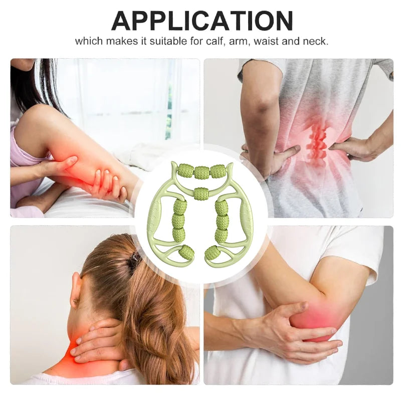 12-Rollen-360°-Massagegerät – Ideal zur Muskelentspannung & Regeneration