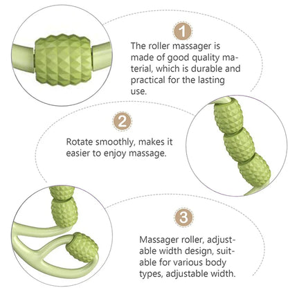 12-Rollen-360°-Massagegerät – Ideal zur Muskelentspannung & Regeneration