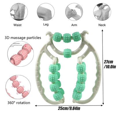 20-Rollen-360°-Massagegerät – Ideal zur Muskelentspannung & Regeneration
